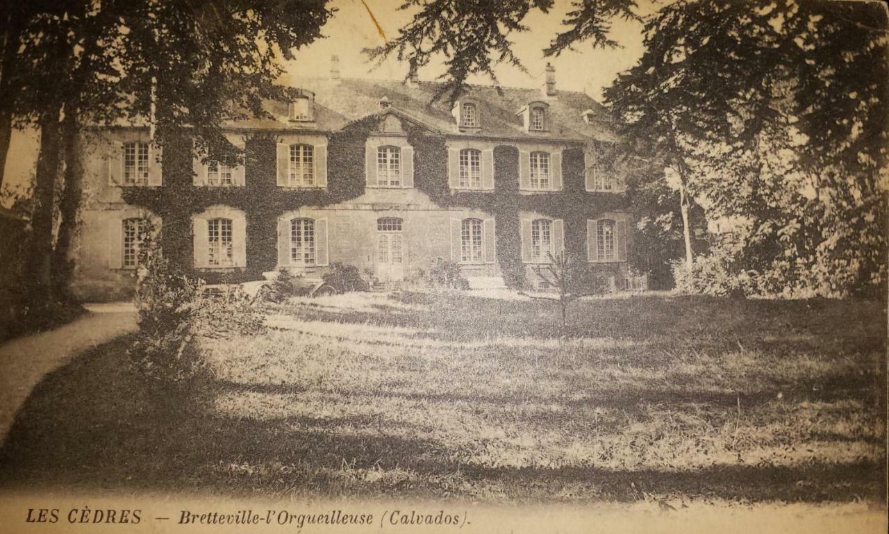 Bretteville-l'Orgueilleuse Bed & Breakfast Chateau Les Cedres المظهر الخارجي الصورة